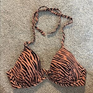 Tiger Stripe Bikini Top